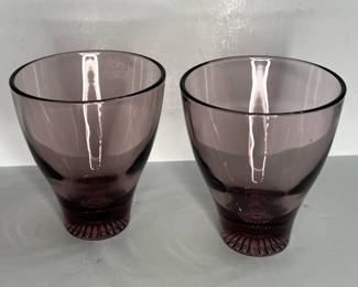 Purple Juice Glasses