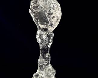 Unique Crystal Taper Candle Holder