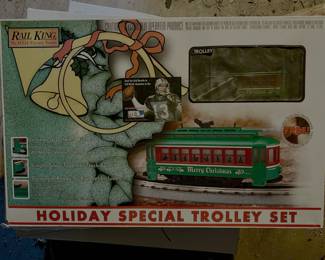 Rail King Holiday Special Trolley Set