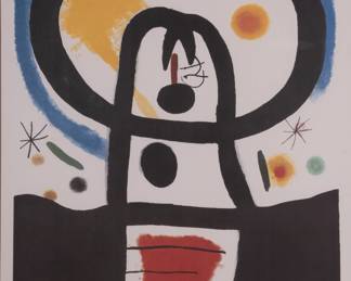 Lot 17 Joan Miro, lithograph