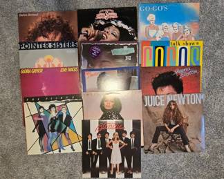 Vinyl Blondie Pat Benatar Donna Summer Gloria Gaynor