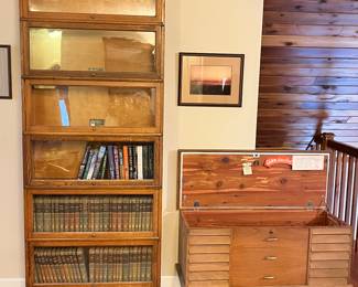 "The Viking Seasonal Bookcases"...beautiful!! Retro Lane Cedar Chest