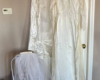 Beautiful vintage wedding gown