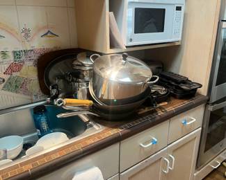 Kitchen items and collectibles for sale during in-person shopping hours only unless listed separately with a price.