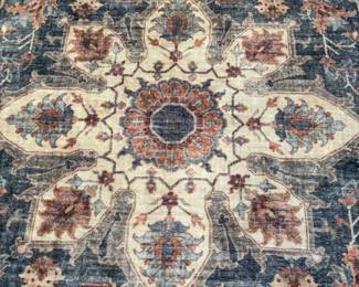 close up of the rug.