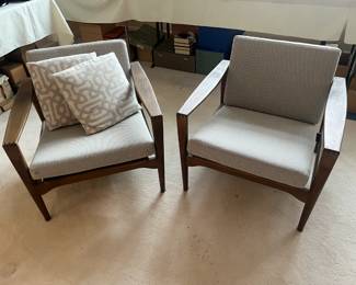 $840. Illum Wikkelsø chairs 27.5"w x 27" d x 26"h. Available for online purchase beginning Wednesday, January 22nd starting at 7pm. All online purchases are final. Please see details on how to do it in our sale description.