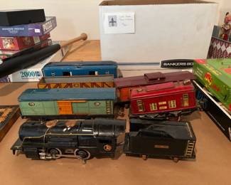 $260. Lionel trains and tracks. Available during online shopping.
