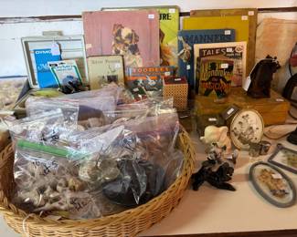 More vintage porcelain collectibles for sale during in-person shopping hours.