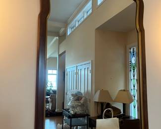 $480. Antique wall mirror. 28"w x 38.5"h. Available for online purchase beginning Wednesday, January 22 starting at 7pm. All online purchases are final. Please see details on how to do it in our sale description.