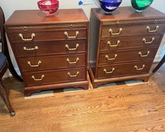 $290. Pair of vintage chests assembled by Dan Evans from a furniture kit.. Each is 24.5 x 13"d x 30"h.
Available for online purchase beginning Wednesday, January 22 starting at 7pm. All online purchases are final. Please see details on how to do it in our sale description.