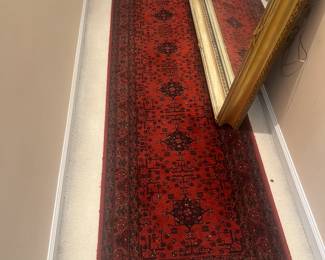 $360 each. One of two matching antique oriental runners. Kashimar Afghan runners each is 9'3" x 2'2".
Available for online purchase beginning Wednesday, January 22 starting at 7pm. All online purchases are final. Please see details on how to do it in our sale description.