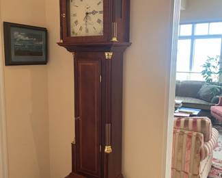 $460. Custom assembled by Dan Evans reproduction of an antique grandfather clock. 19"w x 10"d x 92.5" h.
Available for online purchase beginning Wednesday, January 22 starting at 7pm. All online purchases are final. Please see details on how to do it in our sale description.