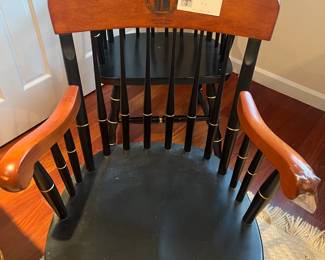 $70. Dan Evans Seattle Community Colleges President's chair. 21"w x 17"d x 35"h. Available for online purchase beginning Wednesday, January 22 starting at 7pm. All online purchases are final. Please see details on how to do it in our sale description.