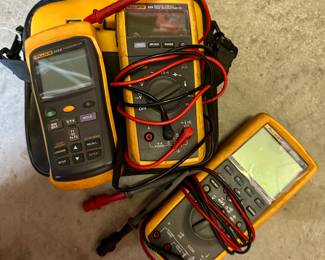 Fluke Electrical Test Tools, Thermometer, Remote Display True RMS Multimeter, True RMS Multimeter