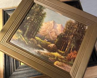Framed Vintage Landscape Art