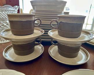 Country Manor Stoneware, Made in Japan, Teacup Set