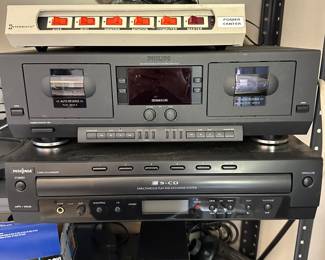 Phillips and Insignia CD & Cassette Player
