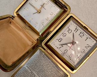 Seth Thomas & Westclox Travel Clocks