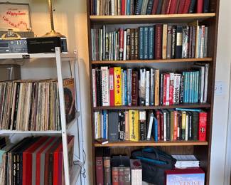 Bookcase full of books