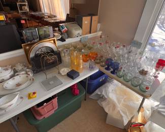 Glassware, China Set