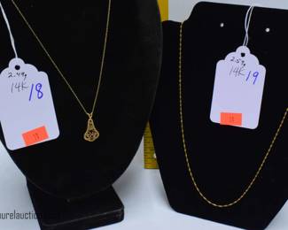 Large Selection of Gold Jewelry