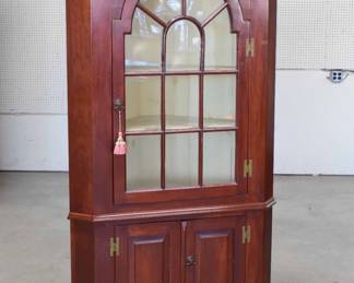 Mahogany Corner Cabinet
