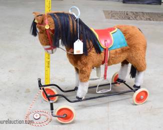 Steiff German Vintage Horse Pull Toy