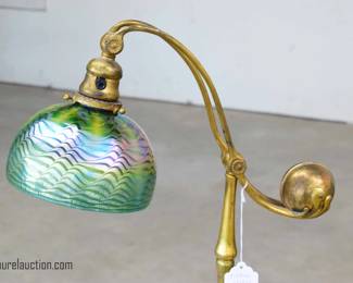 Tiffany Studios Gilt Bronze Floor Lamp