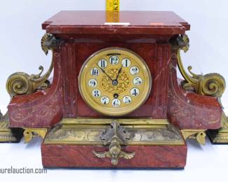 Boston Clock Co, Marble Cased Clock