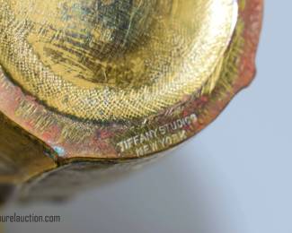 Gilt Bronze Tiffany Studios Vase