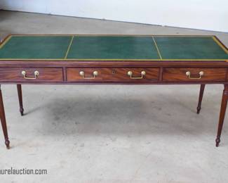 Antique Leather Top Desk