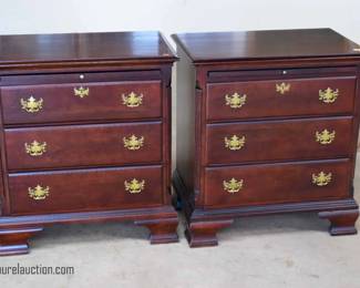 Pair of Kincaid Cherry Nightstands