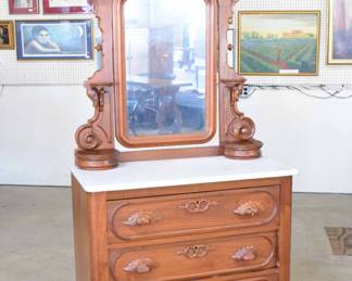 Victorian Dresser with Mirror