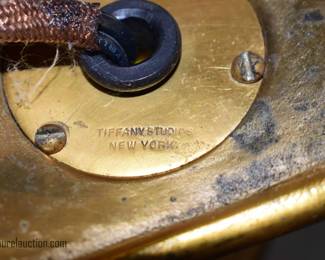 Tiffany Studios Gilt Bronze Floor Lamp