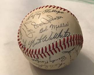 1968 Dodges Team Signed Baseball