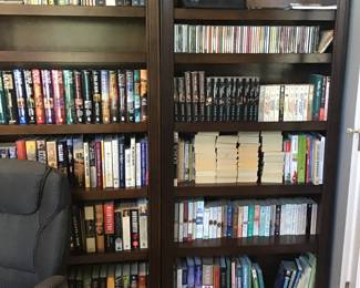 Book Shelves and books