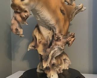 Beautiful Cougar Statue
