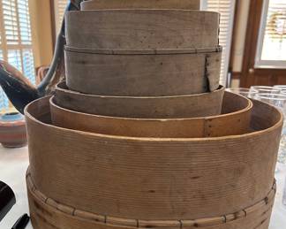 Antique Wooden Grain Sieves
