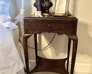 Walnut Bedside Table