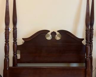 Mahogany Queen Poster Bed