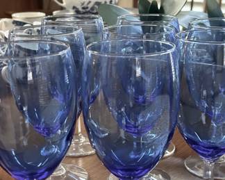 Libbey Cobalt Blue Ice Tea Goblets