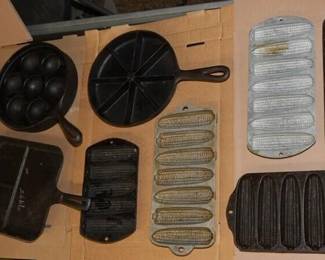 Cast Iron assorted pans/ fajita maker / fish pans