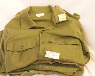  5x Olive Drab Shirts Long Sleave 151/2 X 31