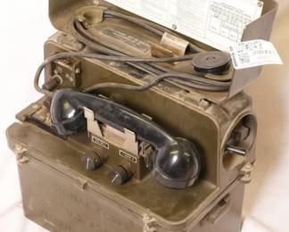 Antique MIlitaryTelephone Set