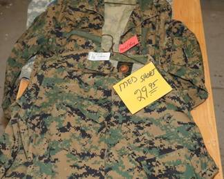 US Army BDU Uniforms Med/Short, med Reg