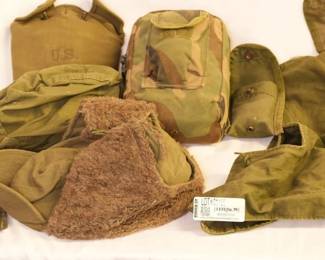  Large Olive Drab Camo Map Case Insulated Canvas Case