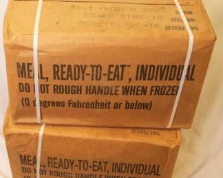 2 Cases of 12 Each Meals ready to eat (MRE)