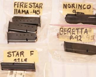  Ammo Magazines Berretta P 92, Star F 22LR, Loaders and magazines Glock Loader Firestar , Ruger P-95 9MM Star F 22LR S
