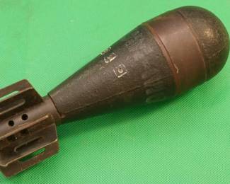 Black Metal Dummy Practice Bomb Weight approx 8 lbs