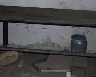 Welding Table 7' wide 36" height 3/4" plate